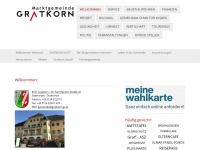 gratkorn.gv.at Webseite Vorschau