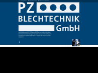 pz-blechtechnik.de Webseite Vorschau