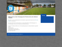 foerderverein-caldener-fussball.de Webseite Vorschau