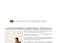 luxusstring.de Webseite Vorschau
