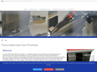 press-brake-tools.com Webseite Vorschau
