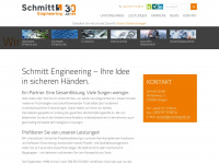 schmitt-engineering.de Webseite Vorschau