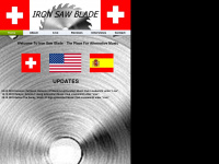 ironsawblade.ch Webseite Vorschau