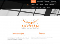 appstam.com Webseite Vorschau