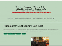 gasthaus-peschta.at Webseite Vorschau