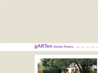 garten-atelier-peters.de Webseite Vorschau