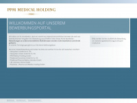 bewerbungsportal-ppm-medical.de Webseite Vorschau
