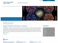 galaxy.univie.ac.at Webseite Vorschau