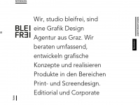 studiobleifrei.at Webseite Vorschau