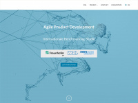 agile-productdevelopment.com Webseite Vorschau