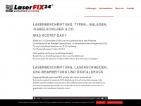 laserfix24.de Webseite Vorschau