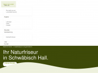 naturfriseur-hall.de Webseite Vorschau