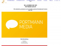 portmann-group.com Webseite Vorschau