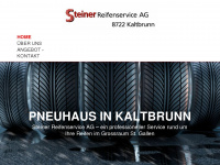 steiner-reifenservice.ch Webseite Vorschau