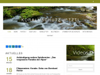 koralmschutz-jetzt.at Webseite Vorschau