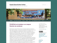 sozialgeschichte-online.org Webseite Vorschau