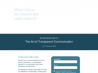 transparent-communication.com Webseite Vorschau