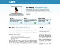 nearfieldcommunication.org Webseite Vorschau
