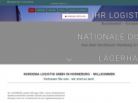 nordema-logistik.eu Webseite Vorschau