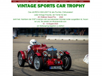 vintage-sportscar-trophy.de Webseite Vorschau
