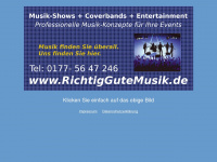 richtiggutemusik.de Webseite Vorschau