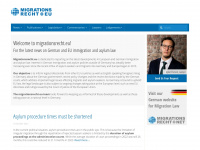 migrationsrecht.eu Webseite Vorschau