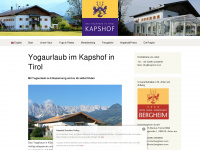 kapshof.com Webseite Vorschau