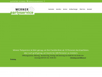 werner-partyservice.de Webseite Vorschau