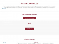 bioxcin.com.tr Webseite Vorschau