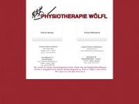 physiotherapie-wölfl.de Webseite Vorschau