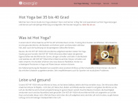 hot-yoga-heizung.ch Webseite Vorschau