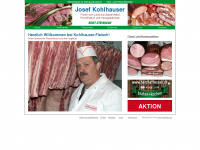 kohlhauser-fleisch.at Webseite Vorschau