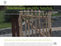 hoefer-naturholz.de Webseite Vorschau