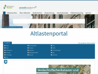 altlasten.gv.at Webseite Vorschau