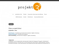 projekt3drei.com Webseite Vorschau