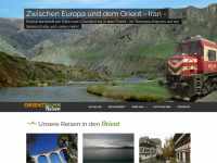 orientbahn-reisen.de Webseite Vorschau