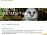 wiseleadership.org Webseite Vorschau