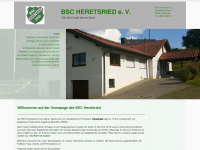 bsc-heretsried.de Webseite Vorschau