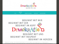 demokratie-beginnt.de Webseite Vorschau