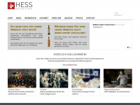 hess-selection.ch Webseite Vorschau