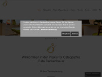 osteopathie-beckenbauer.de Webseite Vorschau