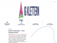 ig-klettern.org Webseite Vorschau