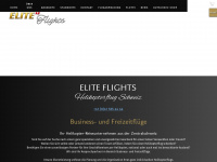 eliteflights.ch Webseite Vorschau