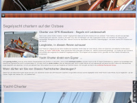 classic-yachtcharter.de Webseite Vorschau