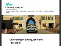 carsharing-erding.de Webseite Vorschau