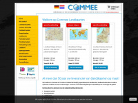 landkaarten-commee.be Webseite Vorschau
