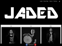 jaded-band.de Webseite Vorschau