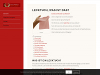 lecktuch-ratgeber.de Webseite Vorschau