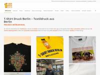 t-shirt-druck-berlin.com Webseite Vorschau