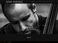 samanningmusic.com Webseite Vorschau